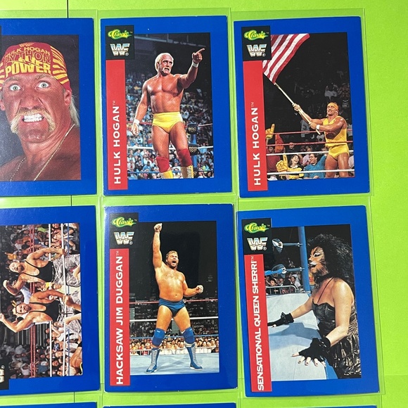 24 WWF WCW 90's Wrestling Trading Cards Classic Hulk Hogan Andre Giant Bret Hart - Picture 4 of 14